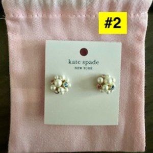 Kate Spade “Pearl Caviar” Cluster Stud Earrings